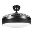 thumbnail image 2 of Ventilador Techo Iluminado Aspas Prolux Ocultas Negro LF-10, 2 of 5