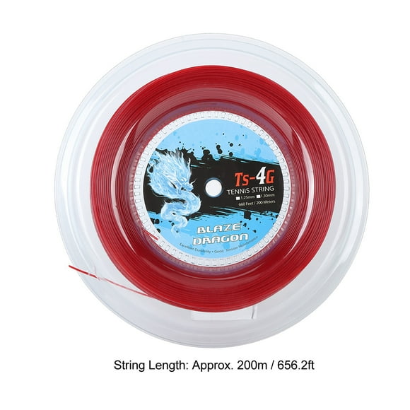 Tennis String Reel,TS 4G 200m Reel Reel Tennis String Tennis Racket String Time-Tested Durability