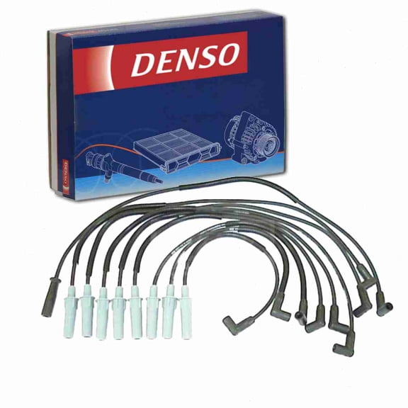 DENSO Spark Plug Wire Set compatible with Dodge Ram 1500 5.2L 5.9L V8 1994-1999