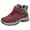 Brown, variant on KELINFONG Women's Winter Trekking Snow Boots Water Resistant Shoes Anti Slip Furry Lined Hiking Boot