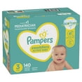 Pampers Swaddlers Active Baby Diapers, Size 3, 140 Count