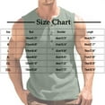 thumbnail image 2 of Busydd Tank Tops Men Fashion Ribbed Solid Color Tank Tops Casual Comfortable Round Neck Button Men's Tank Tops M, 2 of 7