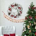 thumbnail image 6 of Tkrady Christmas Wreath,Christmas Wreath Berry Wreath Handmade Floral Front Door Rustic Wreath Flocked With Mixed Decorations Christmas Decorations, 6 of 6