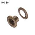 thumbnail image 3 of Kit de Ojales de Metal Unique Bargains 4mm Bronce para Zapatos Ropa Cinturón Bolsa Bricolaje, 3 of 7