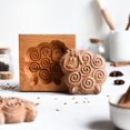 thumbnail image 4 of Sywqhk Molde de madera para galletas con forma de oveja, sello de prensa tallado para pastel de galletas (F) Sywqhk Para estrenar, 4 of 9
