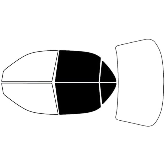 Rvinyl Window Tint Kit Compatible with Mitsubishi Galant 1994-1998 - Back Precut Kit - 5%