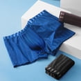 thumbnail image 7 of 【Stay Cool & Stylish】Men's Ice Silk Seamless Boxer Briefs 2-Pack, 7 of 7