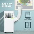 Costway 5000 BTU (8000 BTU ASHRAE) Portable Air Conditioner 4in1 AC Unit with Cool Fan Dehum