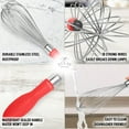 thumbnail image 4 of Zulay Kitchen 12-Inch Stainless Steel Balloon Whisk With Soft Silicone Handle, 4 of 7