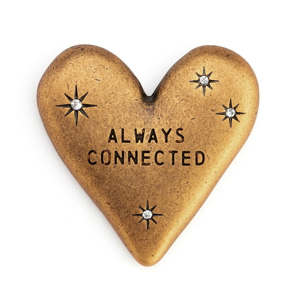 Demdaco Maid of Honor Gold Tone 1 inch Metal and Rhinestone Gift Token