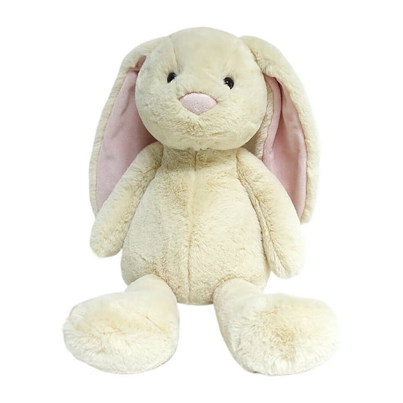 Kid Connection Cream Cuddly Bunny Plush Stuffed Animal 12”