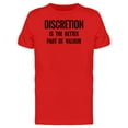 thumbnail image 1 of Discretion Better Part Of Valour T-Shirt Men -Image by Shutterstock, Male x-Large, 1 of 2