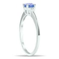 thumbnail image 3 of SZUL Women's Tanzanite and Diamond Classic Band in 10K White Gold, 3 of 5