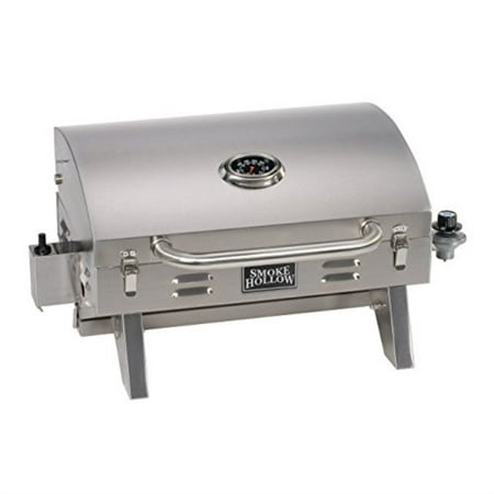 Smoke Hollow 205 Stainless Steel TileTop Propane Gas Grill, Perfect for tailgating,camping or any outdoor