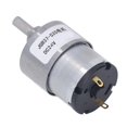 thumbnail image 2 of DC Gear Motor Aluminum Alloy Shell Rustproof Low Friction Brass Coil Reversible Worm Gear Motor 24V 107RPM, 2 of 5
