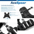 thumbnail image 3 of Chaleco pesado AceSpear, 18 libras, negro, ajustable, reflectante, 3 of 7