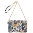 thumbnail image 2 of FORMRS Women Crossbody Purse with Chain Strap Vegan Leather Shoulder Handbag, Purple Flowers, 2 of 7