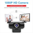 thumbnail image 3 of 1080p USB Webcam Webcam with Microphone PC Camera 60fps HD Full Camera Webcam for Computer Real-Time Video Conference, 3 of 5