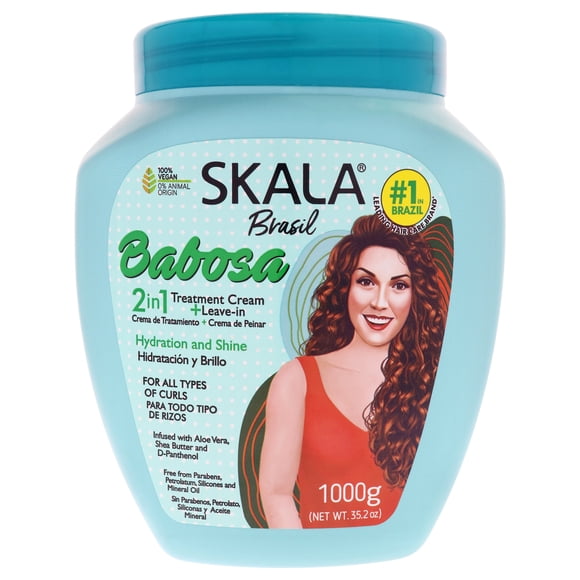 2 in 1 Aloe Vera Hair Treatment Conditioning Cream by Skala for Women - 35.2 oz Treatment