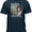 Blue, variant on Teelocity Bob Ross Make Mistakes Into Birds Athletic Heather Short Sleeve Graphic Tee