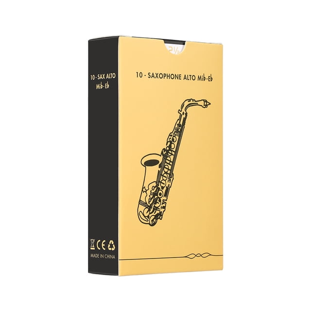 Reed Saxofón Alto Sax Tradicional Cañas Fuerza 1.5, 10pcs / Caja Tomshoo Reed