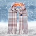 thumbnail image 6 of Heated Scarf for Winter, Soft Warm Heating Scarf with USB for Electric Connecting, Electric Heated Neck Warmer for Women Men, Electric Heated Blanket, Lightweight Portable Pink Heated Scarf, 6 of 8