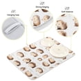 thumbnail image 4 of Hedgehogs Cartoon Dish Drying Mat Dish Drainer Rack Mats Water Absorbent Non-Slip Easy Clean Heat Resistant for Kitchen Counter, 4 of 8