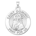 thumbnail image 2 of Picturesongold.Com Saint Dominic Religious Medal Necklace Pendants Adult - 2/3 inch 14K Yellow Gold, 2 of 4