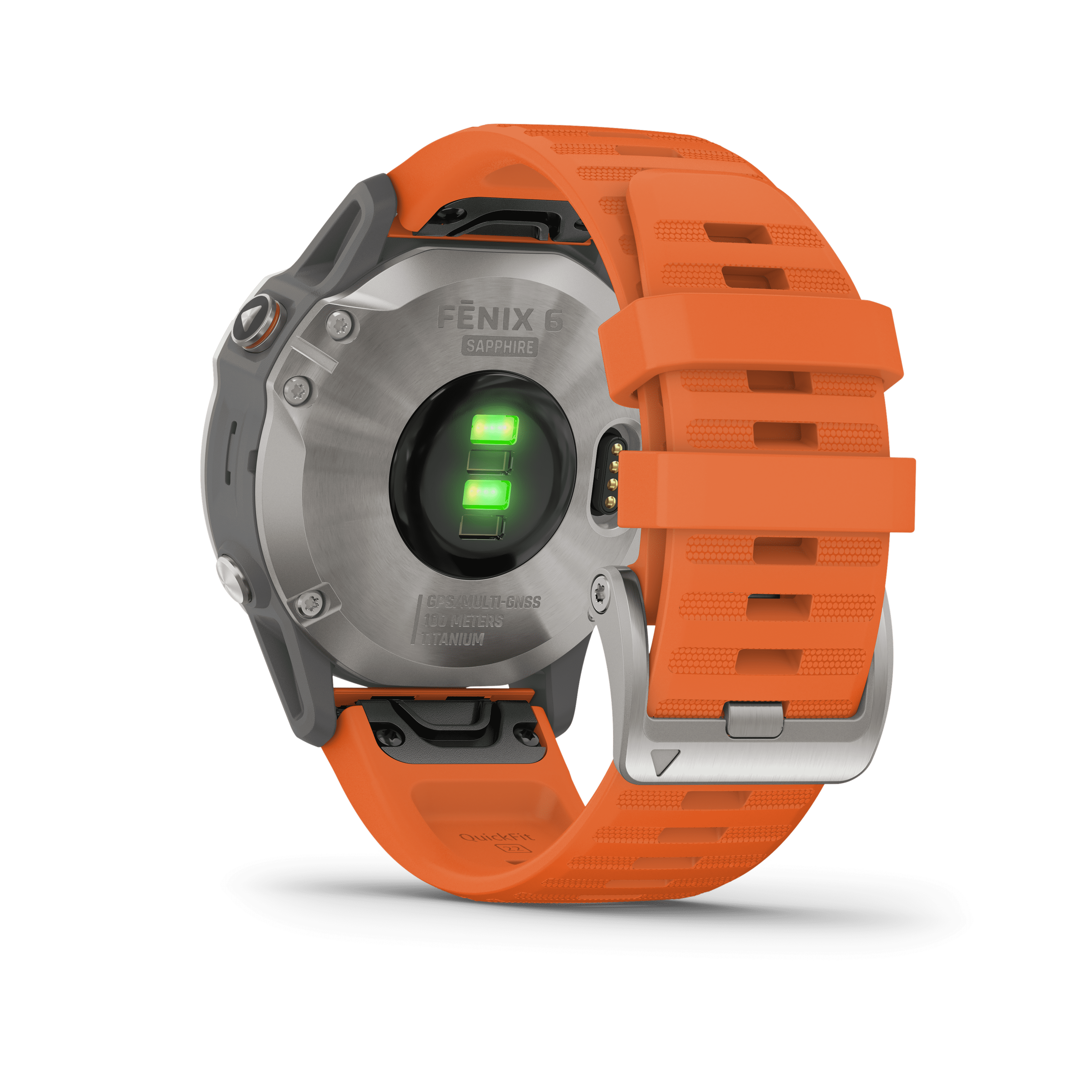 Orange garmin watch online