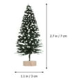 thumbnail image 6 of LABSERRON Living Room Mini Christmas Trees 12Pcs 2.7in, 6 of 10