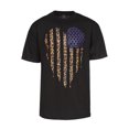 thumbnail image 1 of Camiseta del corazón del corazón del leopardo de la manga corta negra para hombre - medio Gravity Trading Camiseta de manga corta, 1 of 1