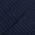 thumbnail image 4 of BNM 300 Thread Count Egyptian Cotton Stripe Pillowcase Set King, Navy Blue, 4 of 5