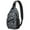 Spider Web Bats, variant on Sling Backpack,Spider Web Bats Halloween Pattern Sling Bag with Water Bottle Holder,Waterproof Sling Bag for Men/Women with Headphone Jack for Hiking,Travel