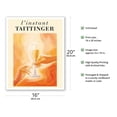thumbnail image 2 of L’Instant Taittinger (The Taittinger Moment) - Champagne Glass - Vintage Advertising Poster c.1980 - Fine Art Matte Paper Print (Unframed) 16x20in, 2 of 4