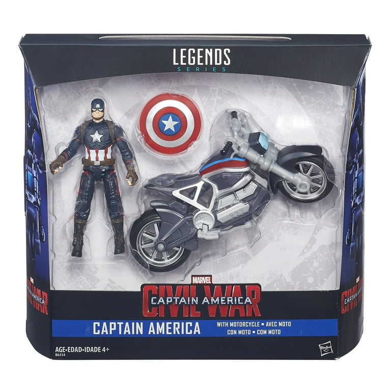 Marvel legends captain america bike deals