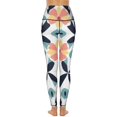 thumbnail image 3 of Women's High Waisted Yoga Leggings with Pockets，Bohemian Pattern，Tummy Control Non See Through Workout Athletic Running Yoga Pants, 3 of 6