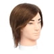 thumbnail image 4 of Cabeza de maniquí masculino para práctica de peluquería, corte de pelo, cabeza de maniquí de peluquero Piel Blanca Marrón, 4 of 8
