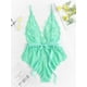thumbnail image 1 of Cami Teddy de Talla Grande de Encaje Transparente Rosegal  Lencería de talla grande, 1 of 5