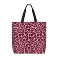 thumbnail image 1 of Balery Rose Leopard Print Bolsa de Mano para Mujeres con Cremallera, Bolsa de Gimnasio con Compartimentos, Bolsa para Laptop, Bolsa para Trabajo, 1 of 7