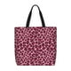 thumbnail image 1 of Easygdp Rose Leopard Print Bolsa Tote para Mujer, Bolso de Hombro para Trabajo, Playa, Viajes, Compras y Supermercado, 1 of 7