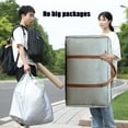 thumbnail image 6 of Large Storage Bags,Foldable Travel Bag,Large Sports Bag,Extra Large Moving Bags with Zips for Moving House Storage Clothes Bedding Comforter Quilt Blankets Waterproof Jumbo Storage Bags Moving Totes, 6 of 7