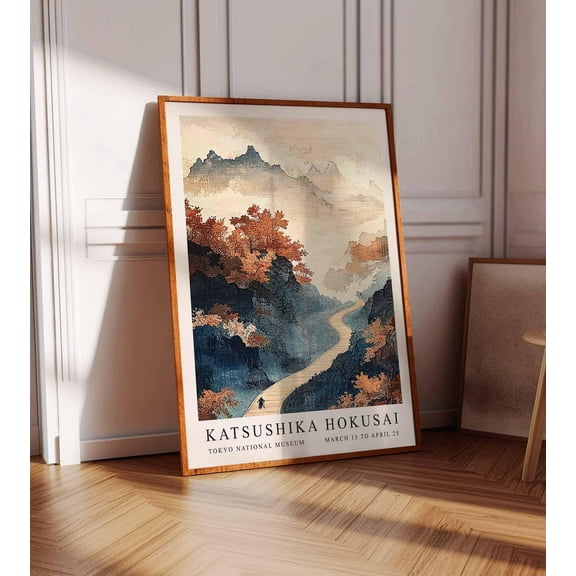 Kna Prints - Japanese Wall Art, Hokusai , Ukiyo-E Print, Japandi Wall Art, Vintage Wall Art, Landscape , Japanese Home Decor, Anime For Home Decor, Living Room, Bedroom, Office, UNFRAMED-8x12