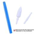 thumbnail image 4 of Juego de bolígrafos de doble cabeza para tallado de pasteles, 8 piezas, 40G, cuchillo para Fondant, corte de Color arcilla, herramienta de bricolaje suave, sin olor, 4 of 4