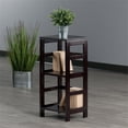 thumbnail image 2 of Scranton & Co 2-Tier Transitional Solid Wood Book Shelving Unit in Espresso, 2 of 12