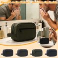 thumbnail image 6 of Travel Toiletry Bag for Women and Men, Water-resistant Shaving Bag for Toiletries Accessories, Foldable Storage Bags with Divider and Handle for Cosmetics Toiletries Brushes Tools, 6 of 6