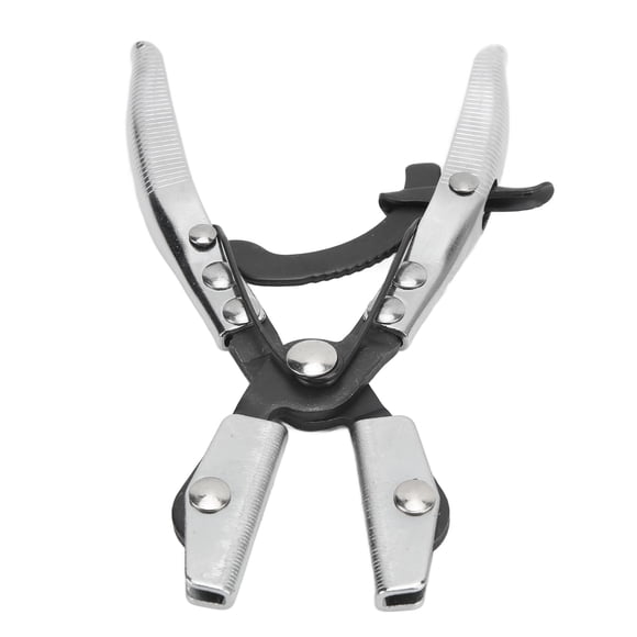 Line Pinch Off Plier, Ergonomic Clamp Ratcheting Hose Pinch Off Plier For Radiator Brake System 8in / 20.3cm