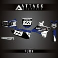 thumbnail image 4 of Attack Graphics 2069740017-23e4cb-02 Custom Fury Complete Bike Restyle Graphics Kit Compatible with Polisport MX Restyling Kit for Yamaha YZ250 2002, 4 of 4