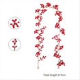 thumbnail image 2 of Christmas Simulated Red Berry Vine Plant Christmas Tree Decoration B, 2 of 5