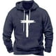 thumbnail image 2 of Sudadera con capucha para hombre, estilo casual, con estampado de la antigua Grecia, para deportes, blusa de poliéster., 2 of 3