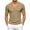 Khaki, variant on Oalirro Mens Short Sleeve T-Shirts V Neck Tee Soft Moisture Wicking Casual Summer Basic Tshirts